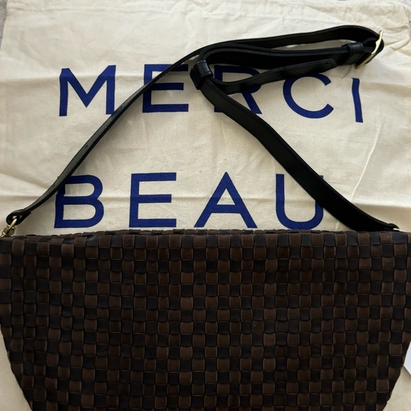 Clare V. Grande Fanny Pack in Black/ Chocolate NWT - Picture 7 of 10